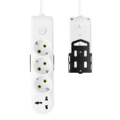 China Commercial Multifunctional EU Power Socket 3 Outlet And 1Universal Outlet Extension Electrical Power Strips for sale