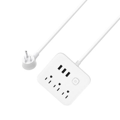 China Wholesale Outlet 13A Electrical Connection Outlet Travel Adapt Power Strip USB Socket Extension Socket With 3 USB for sale