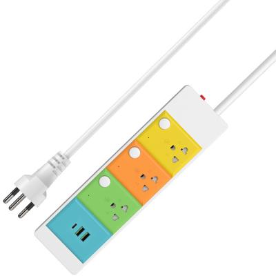 China Thai Standard 5 Strip Home Applicance GELISTAR Thailand Plugs Power Strip With Usb Charger for sale