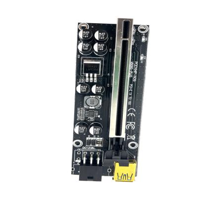 China With sata pcie power cable riser VER009s gpu plus pci-e 1x to usb 16x 3.0 upgrade extra pci express ver 009s plus with 8 capacitors for sale