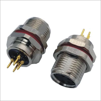 China AVR Programming M25 Collars With Locknut Around 13mm Gray / Black Connector for sale