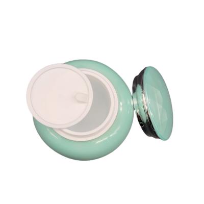 China Cosmetic Spot 30 Grams Bottle Cream Skin Care Products Eye Cream Mask White Porcelain Bottle Celadon Cosmetics Bottled for sale