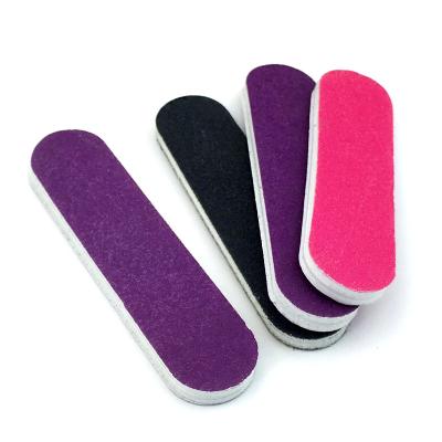 China OEM Colorful Printed Disposable Mini Nail File Nail Folder Promotional Gift Cheapest Price Professional Nail Care for sale