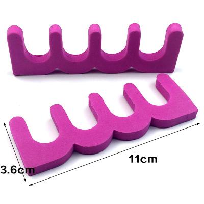 China Eco-friendly Big Size Toe Separator Divider Flexible Finger Spacer Manicure Pedicure Tools for sale