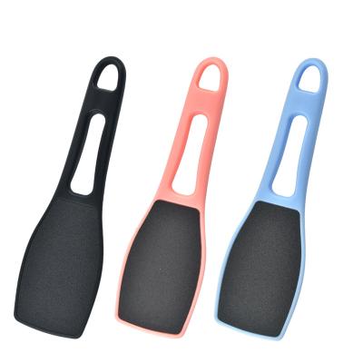 China Cheap Foot High Quality Design Colorful Double Sided Plastic Callus Remover Pedicure Foot File for sale