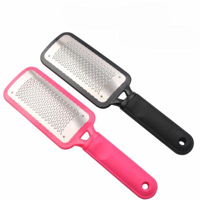 China Foot Double Sided Colossal Stainless Steel Foot Rasp Foot File Callus Remover Wet And Dry Feet Foot Scrub Care for sale