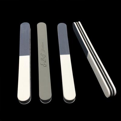 China Nail Care Factory Direct Selling Custom 3 Steps Emery Board 3 Way Nail Sponge Buffer Block and Nail File Shinning Buffer for sale