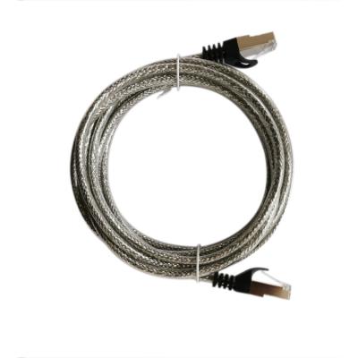 China High quality cat 6 cable passthrough 24awg pure copper test 2 pair 4 pair 0.5m 1m 2m 3mutp cat6 indoor cable CAT6 for sale