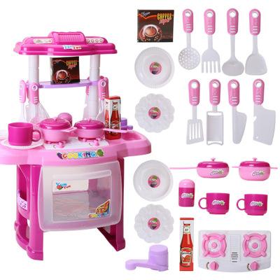 China Funny Toy Hot Selling Cooking Pretend Educational Game Various Cook Set Kids Kitchen Set Toy For Children for sale