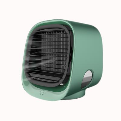 China New Design Hotel Mini Air Conditioner Led Night Light Humidifier Multifunctional Portable Rotating Air Cooler for sale