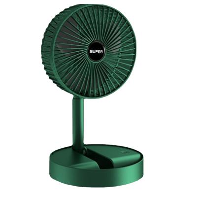 China Mini Folding Telescopic Rechargeable Fan New Arrivals Folding Telescopic Fan With Battery for sale