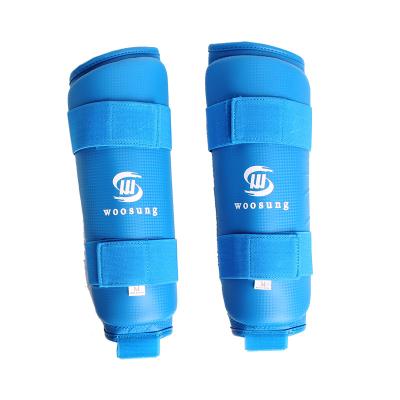 China 2021 karate wkf shin guard traditional high quality white karate shin guard wkf karate shin guards foot guards for sale