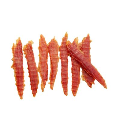 China Sustainable Natural Duck Breast Jerky Dog Treat Private Label OEM Supplier for sale