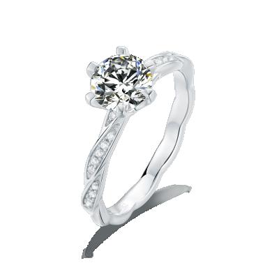 China Other special design round brilliant cut custom moissanite ring jewelry for sale for sale