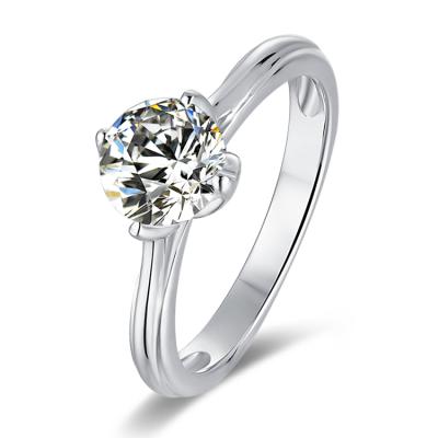 China Others Custom Womens Jewelry 925 Silver Gold Plated Moissanite Ring Wholesale Price for sale