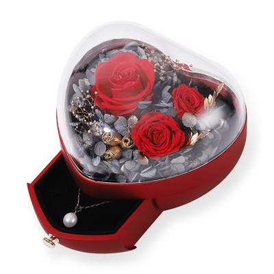 China Heart Shape Eco-friendly Red Shape 2021 Valentine's Day Gift Box 2021 Valentine's Day Valentine's Day Gift Packing Gift Box Eco-Friendly for sale