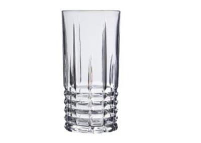 China 14 Oz Clear Whiskey Glassware Glass Water Cup / Resturant Glass Juice Cup for sale