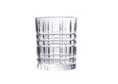 China 11 Oz Size Crystal Whiskey Glasses Bar Short Glass / Stock Glass Tumbler for sale