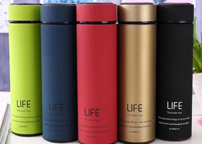 China Classical Life Vacuum Cups Flask , Round Stainless Steel Drink Bottles for sale