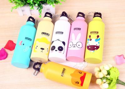 China Animal Pattern Cute Water Bottles , 500ml Customize Lovely Sports Bottle for sale