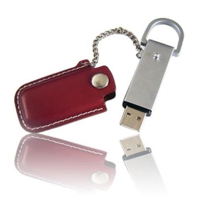 China Einzigartiger Hochleistungstwister-Leder USB-Blitz-Antrieb 16G 32G 64G 80*20*13mm zu verkaufen