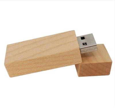 China 8 movimentações Rotatable personalizadas do Usb da madeira da atuação com logotipo, mini movimentação de madeira da pena à venda