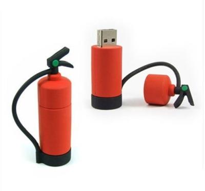 China Memória do cartão flash da movimentação 32GB USB 3,0 da pena do motorista do Usb do Pvc do extintor dos desenhos animados à venda