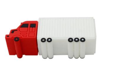 China OEM ODM Colored PVC USB Flash Drive ,  Truck  USB Flash Drives  Silicon 4gb 8gb for sale