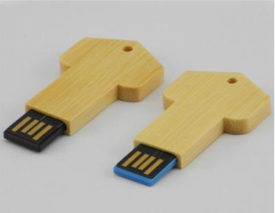 Chine Forme principale à grande vitesse du lecteur 64gb 128gb d'instantané de mini USB en bois et de bambou de capacité élevée à vendre