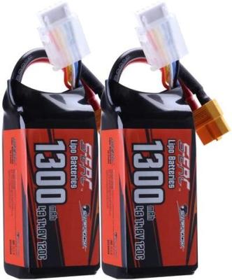 China Soft Toys 4S 14.8V Lipo Battery 1300mAh 120C Pack With XT60 Connector For FPV 2 Units Per Pack (Buy One Get Two) for sale