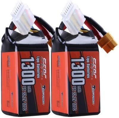 China Soft Toys 6S 22.2V Lipo Battery 1300mAh 120C Pack With XT60 Connector For FPV 2 Packs (Buy One Get Two) for sale