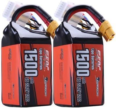 China Soft Toys 6S 22.2V Lipo Battery 1500mAh 120C Pack With XT60 For RC FPV Racing 2 Packs (Buy One Get Two) for sale