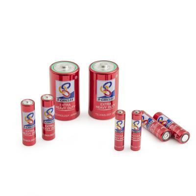 China Cheap Toys UM4 R03 AAA Zinc Carbon Dry Cell 1.5V Battery Manufacturer for sale