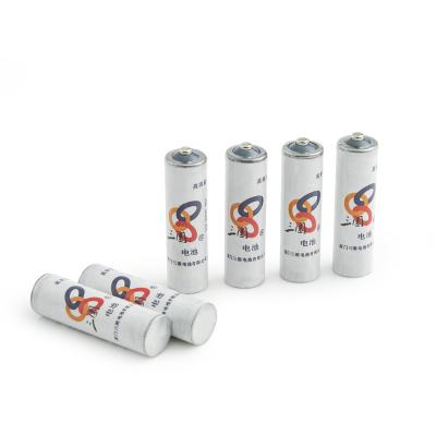 China Cheap Heavy Duty Toys Dry Cell 1.5v R6P AA Battery Zinc Carbon Dry Cell Batteries for sale