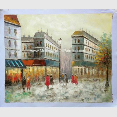 China Canvas Paris Oil Painting ，Thick Oil Paint Palette Knife 30