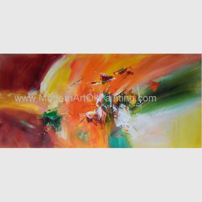 China Decorative Hand - Painted Palette Knife Painting Acrylic, Modern Landscape Painting for sale