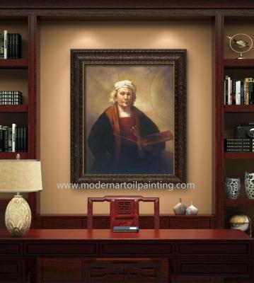 China People Self Portrait Painting Oil Reproduction Canvas For Living Room à venda