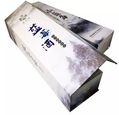 China Wholesale Custom Recyclable Luxury Cardboard Wine Bottle Magnetic Single Gift Wrapping Paper Box for sale