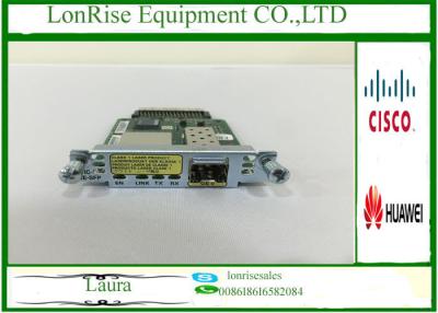 Chine Modules SFP ou RJ45 CiscoCard de réseau de Cisco de port de Cisco HWIC-1GE-SFP-CU 1 doubles à vendre