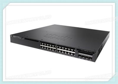 China puerto del gigabit 24 de Cisco del interruptor del interruptor WS-C3650-24TS-E de 4G RAM Cisco Gigabit Ethernet en venta