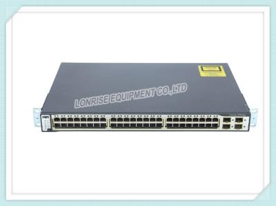 중국 CISCO PoE 네트워크 스위치 WS-C3750X-48PF-E 48 항구 Poe 스위치 IP 서비스 선반 Mountable 형태 인자 판매용