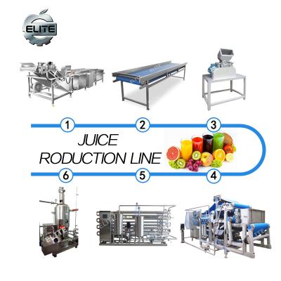 China food & Beverage Plant Industrial Juice Processing Machine Apple Concentrated Fruit Juice Making Line for sale