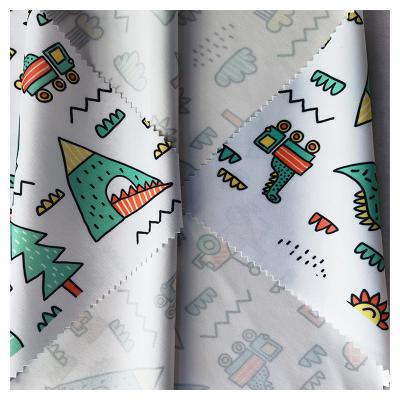 China Latest design waterproof animation printed fabric polyester knitted wear resistant knitted printed fabric for a variety of clothing for sale