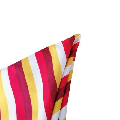 China Anti-Static Hot Sale Stripe Digital Printing 100% Polyester Woven Uniform Fabric For Uniform for sale