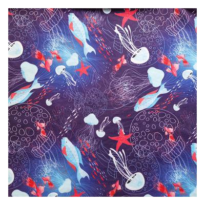 China Milk Silk Print Polyester Frosted Bottomwear Fabric Elastic Knitted Warm Lining Fabric Autumn And Winter Tear-Resistant for sale