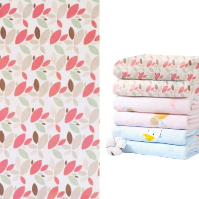 China Keep Hot Popular Fabric Sheet Printing 100% Polyester Knitted Super Soft Minky Fabric For Baby Blanket for sale