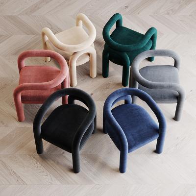 China (Other) Light Luxury Net Red Stool Leisure Adjustable Backrest Manicure Chair Makeup Chair Customized Single Dining Chair for sale