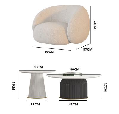 China Other Hot Selling Soft Round Modern Single Couch Sofa Minimalist Special Shaped White Cashmere Sofa Designs Luxury Sofa for sale