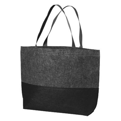 China NATIONAL Wholesale Felt Handbag Felt Tote Bag Felt Bag Shopping Leather Women Felt Shoulder Bag for sale