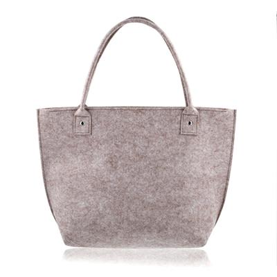 China NATIONAL 2020 Fashionable Felt Handbag Ladies Felt Shopping Tote Bag Felt Bag Women Felt Shoulder Bag for sale